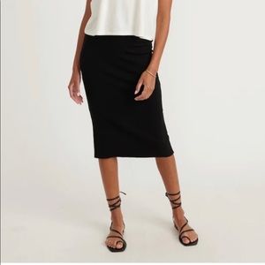 Marine Layer Lexi Rib Midi Skirt